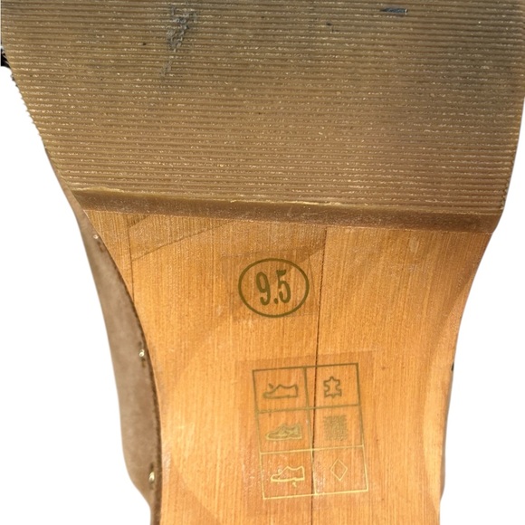 Dolce Vita Dorado Open Toe Suede Platform Studded Sandals Size 9.5 - Picture 9 of 9